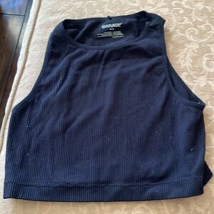 Garbage black tank top size medium